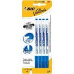 Feutre effaable  sec - bic - velleda 1721 - blister de 4 - pointe fine - bleu