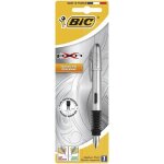 Bic xpen stylo - plume rechargeable encre bleue - chrome blister de 1