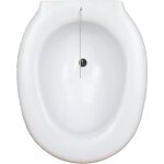 Bidet en plastique pour wc avec couvercle