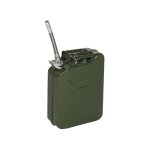 Bidon de stockage de carburant 20l avec tuyau de versement � langlaise vert arm�e 0. 6mm