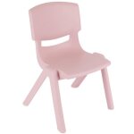 Bieco chaise enfant empilable rose d�s 12 mois charge max 80 kg pour int�rieur et ext�rieur plastique ...