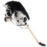 Bieco hobby horse cheval b�ton pie - taille m avec bride b�ton et queue amovibles pour saut d?obstacles ...