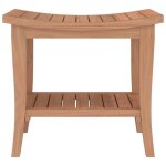 Bigben banc de douche 50x35x45 cm bois massif de teck bib001