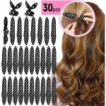 Bigoudis de cheveux 30 pcs flexible l�ger mousse souple cheveux rouleaux de cheveux sans chaleur diy ...