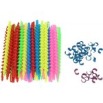 Bigoudis longue spirale en plastique pour cheveux en forme de permanente perm outil 35pcs
