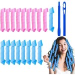 Bigoudis uraqt magic hair waves 18 pi�ces kit coiffure femmes filles cheveux courts / longs