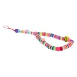 Bijou tlphone bracelet  perles heishi smiley lettres happy collection smile rose