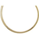 Collier en maille anglaise - les bijoux demma - or 9ct - femme - or jaune