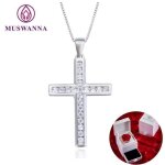 Bijoux femme collier chaîne avec pendentif croix symbole argent 925 / 1000 avec cristal de zircon scintillant ... Bijoux femme collier chaîne avec pendentif croix symbole argent 925 / 1000 avec cristal de zircon scintillant ...
