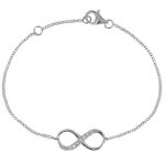 Les poulettes bijoux - bracelet argent 925 infini et strass