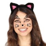 Bijoux de peau - guirca - chat noir - adhsifs - fantaisie