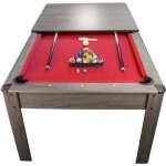 Billard américain harmony 6ft - gris et tapis rouge - table de billard américain convertible en table ... Billard américain harmony 6ft - gris et tapis rouge - table de billard américain convertible en table ...