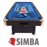 Billard am�ricain snooker - tapis bleu