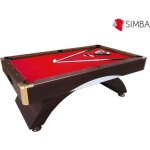 Billard americain neuf table de pool snooker biljart salon 7 ft napoleone nouveu