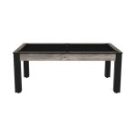 Billard convertible table 8 personnes arizona - plateau & accessoires non fournis industriel noir (plateau) ...