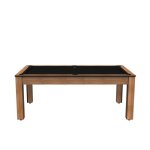 Billard convertible table 8 personnes - de faugres - colorado - htre bois - tapis noir