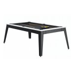 Billard ren pierre steel blanc pieds gris ardoise - rfrence 2368