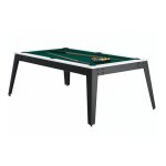 Billard ren pierre steel blanc pieds gris drap vert - rfrence 2370