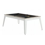 Billard ren� pierre steel oslo pieds blanc drap gris ardoise - r�f�rence : 2371