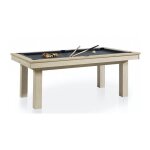 Billard transformable en table ren pierre lafite oslo - drap gris ardoise