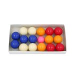 Billes p�tanque pour billard 4 joueurs