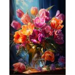 Bimkole 5d diamond painting diy kits fleur vase peinture dart diamant kits r�sine peinture d�cor maison ...