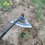 Binetterteau de dsherbage  main tremp tout en acier houe creuse plantation de lgumes ferme jardin ...