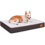 Bingopaw lit pour chien orthopdique panier chien xxl dhoussable lavable lit chien grande taille 120 ...