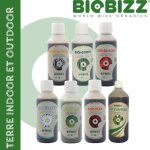 Biobizz - pack engrais culture terre indoor et outdoor 250ml
