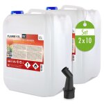 Biothanol 100% 2 x 10 l de haute puret pour chemine  thanol
