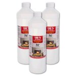 Hfer chemie flambiol biothanol 60 x 1 l ultra pur 100% - combustible cologique pour chemines de ...