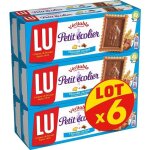 Biscuit lu petit ecolier ? biscuits avec tablette de chocolat au lait - lot de 6 bo tes de 150g1026