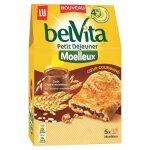Biscuits petit djeuner chocolat / noisette 5 x 25 g belvita