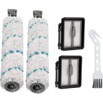 Pour bissell crosswave x7 plus rouleau de brosse de rechange pour 2955n / 3479n avec 2 brosse � rouleau ...