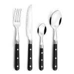 Pradel essentiel - bistro - club noir pot 24 couverts (24 pi�ces)