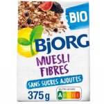 Bjorg - muesli fibres son bl 375g - lot de 3