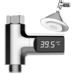 Bk thermomtre de douche thermomtre de bain pour bb adulte avec moniteur (cran led) de temprature ...
