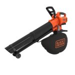 Black + decker aspirateur - souffleur - broyeur 36vbcblv36b - sans batterie ni chargeur - sac 45l Black + decker aspirateur - souffleur - broyeur 36vbcblv36b - sans batterie ni chargeur - sac 45l