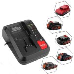 Chargeur universel - folaya - compatible black & decker - 12v à 20v - Écran led - 2a Chargeur universel - folaya - compatible black & decker - 12v à 20v - Écran led - 2a