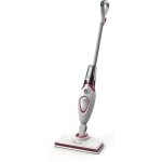 Black & decker steam - mop bds1616r - nettoyeur  vapeur - balai - sans sac - blanc