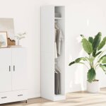 Black fridayarmoire de chambre - porte - vetement - buffet haut - blanc 30x50x200 cm bois ding�nierie ...