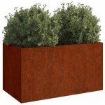 Black fridayjardini�re sur�lev�e - bac de jardin / jardini�re fleurs - grand profonde - 62x30x29cm acier ...