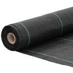 Black fridaymembrane anti - mauvaises herbes - toile de paillage - perm�able � leau - herbes noir 05x10 ...