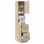 &black week meuble colonne de cuisine - armoire de cui - moderne armoire de cuisine beige 35x50x180 cm ...