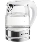 Blackpear bsf 3000 bouilloire sans fil en verre 12l - 1800 w