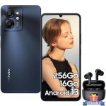 Oscal flat 2c smartphone 656 64 go 5000 mah android 14 dual sim noir + blackview airbuds 8