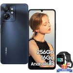 Oscal flat 2c - smartphone 656 64 go 5000 mah android 14 go dual sim noir + smartwatch blackview r50