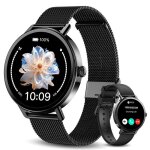 Blackview montre connect�e femme appel bluetooth 1. 26 smartwatch femme avec 100 + sport cardio / spo2 ...