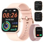 Blackview montre connecte femme d?appel bluetooth 183 hd smartwatch sportif lecteur musique spo2 sommeil ...
