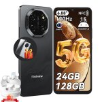 Blackview shark6 5g t�l�phone portable d�bloqu� 24go + 128go / 2to 6. 67 50mp + 13mp 5000mah android ...